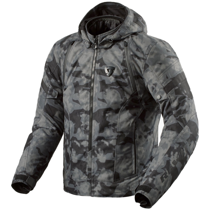 Giacca da moto Revit Flare 3 H2O camo grigio scuro