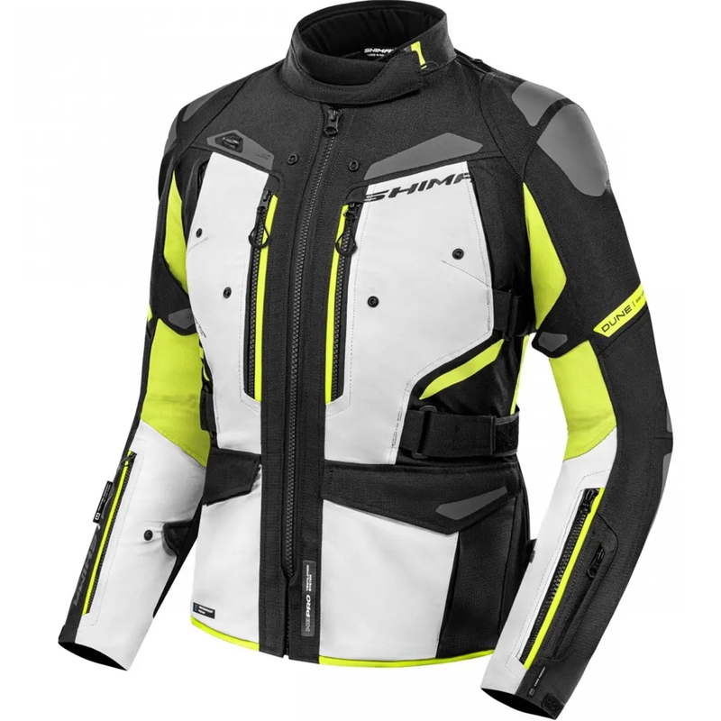 Giacca da moto da donna Shima Dune giallo fluo