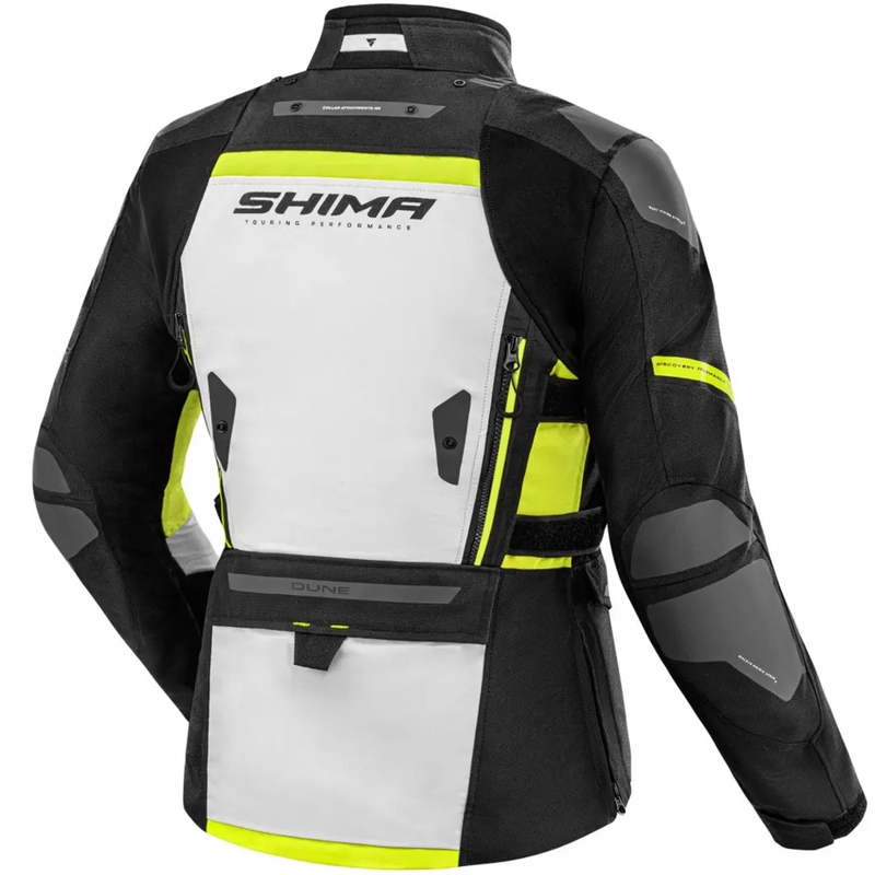 Giacca da moto da donna Shima Dune giallo fluo