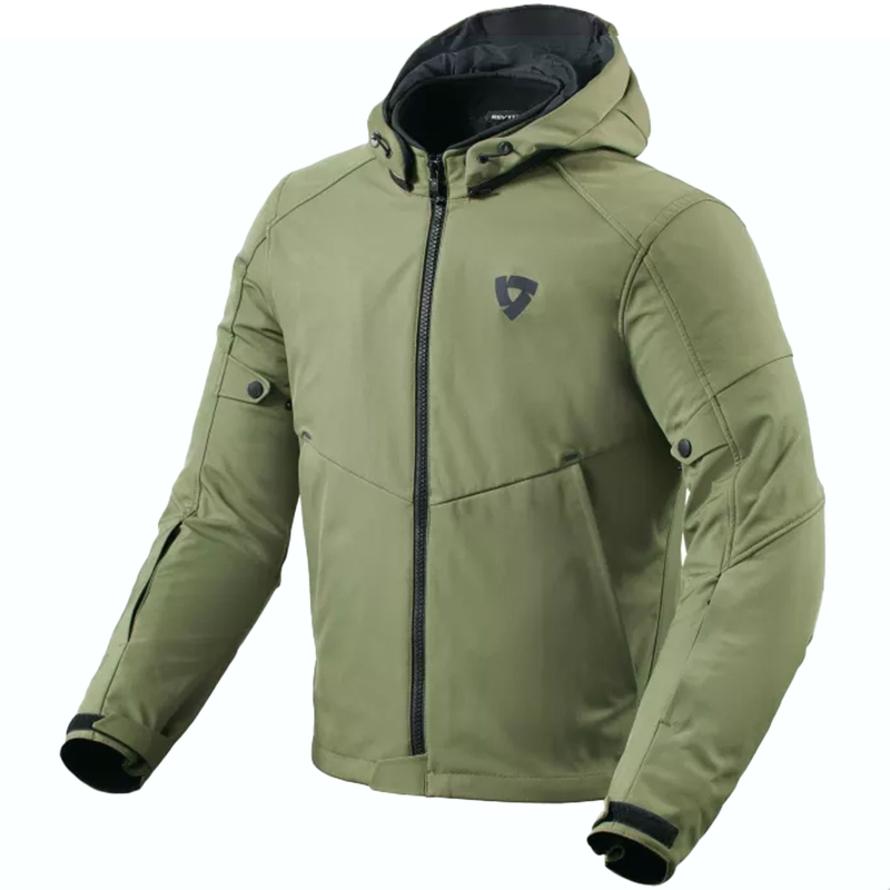 Giacca da moto Revit Afterburn H2O verde