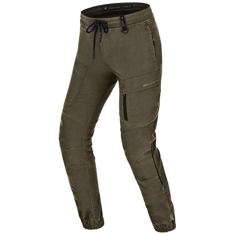 Pantaloni da moto da donna Shima Joggsy kaki