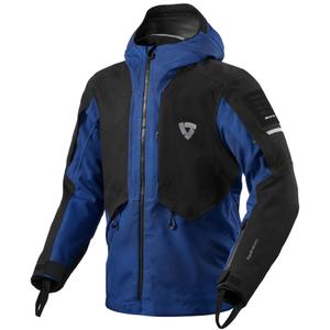 Giacca da moto Revit Tectonic H2O nero-blu