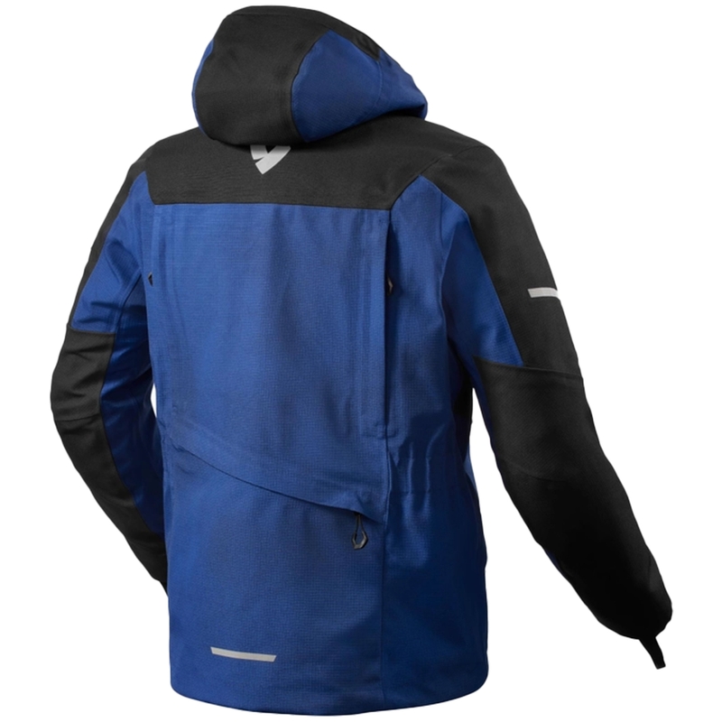 Giacca da moto Revit Tectonic H2O nero-blu