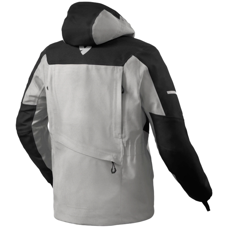 Giacca da moto Revit Tectonic H2O nera-grigia