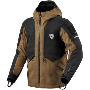 Giacca da moto Revit Tectonic H2O nero-marrone