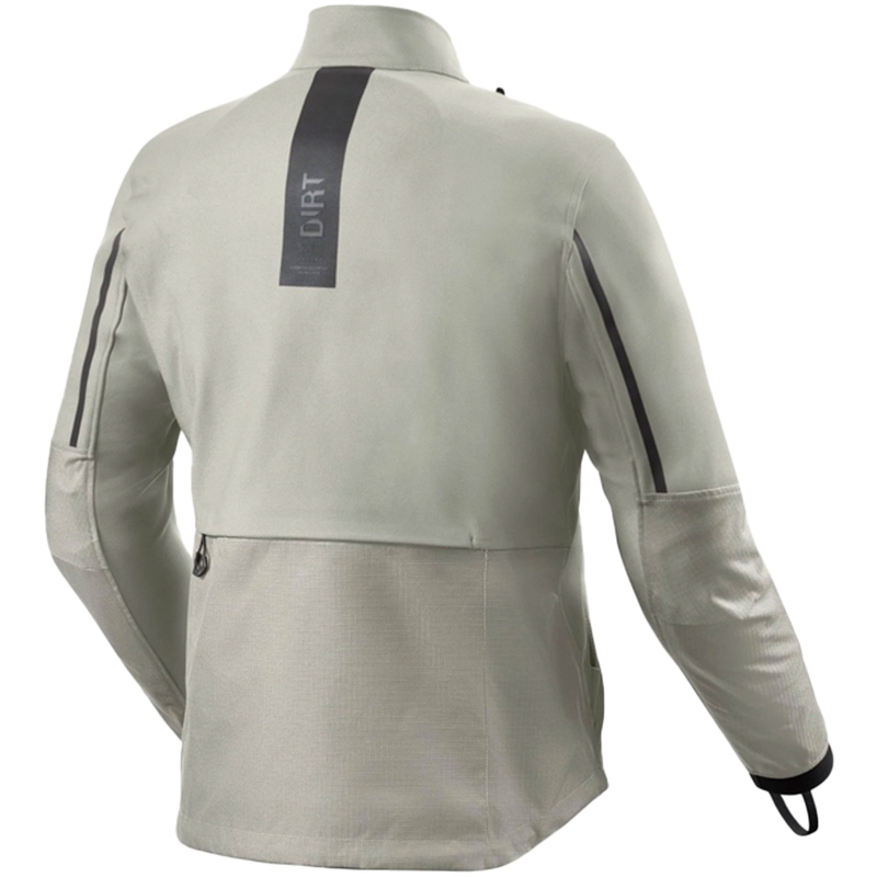 Giacca da moto Revit Surface grigio chiaro
