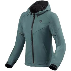 Giacca da moto Revit Afterburn H2O Donna Verde Scuro