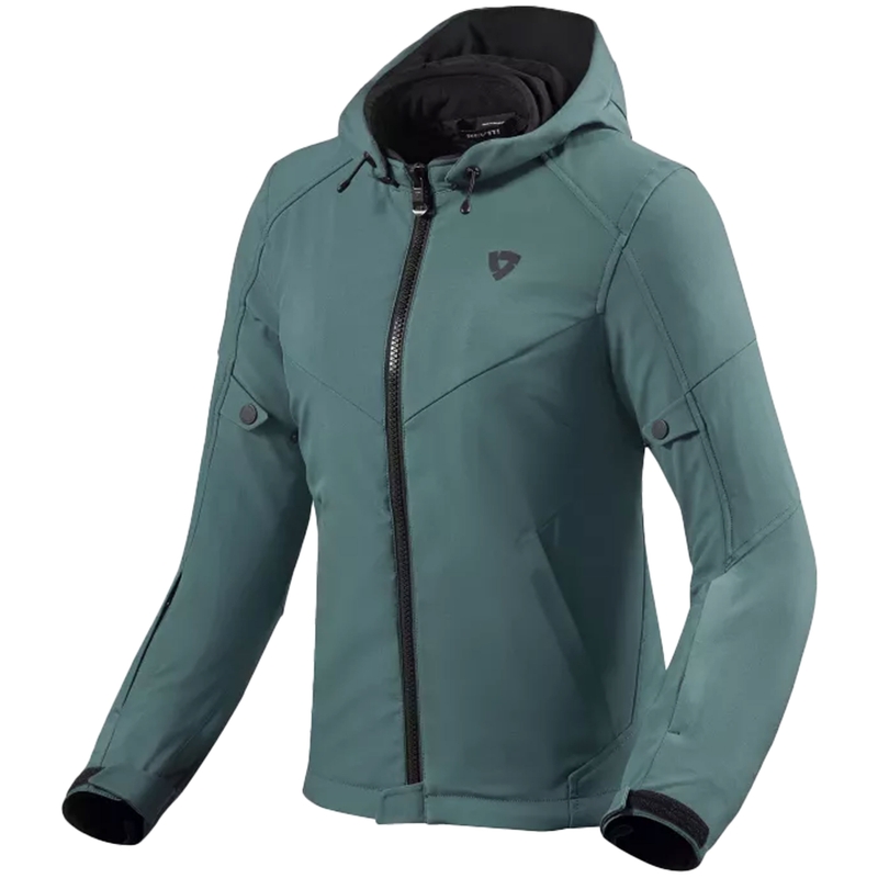 Giacca da moto Revit Afterburn H2O Donna Verde Scuro