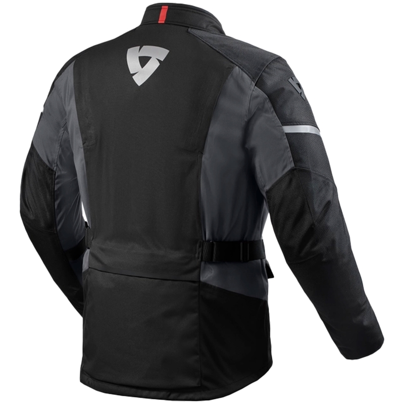 Giacca da moto Revit Horizon 3 H2O bianca e nera