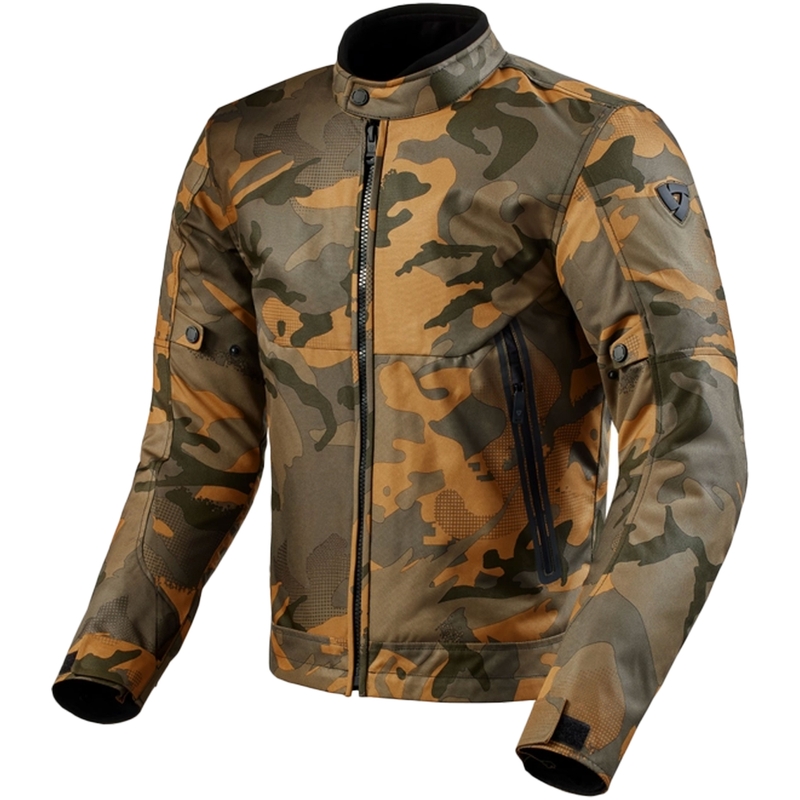 Giacca da moto Revit Shade H2O verde mimetico