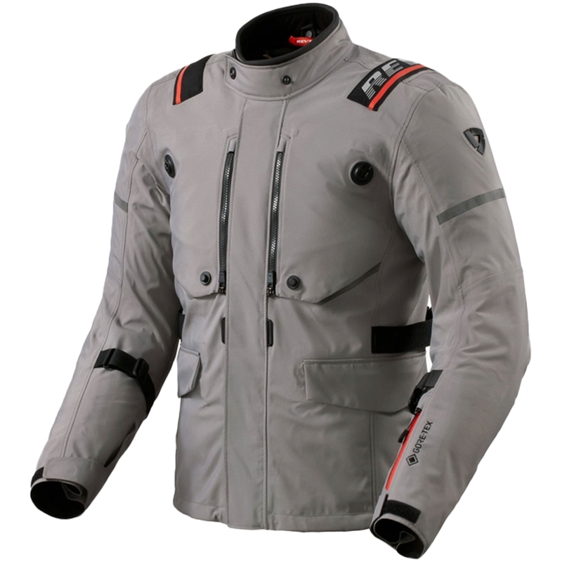 Giacca da moto Revit Vertical GTX grigio scuro