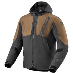 Giacca da moto Revit Potential GTX marrone-grigio