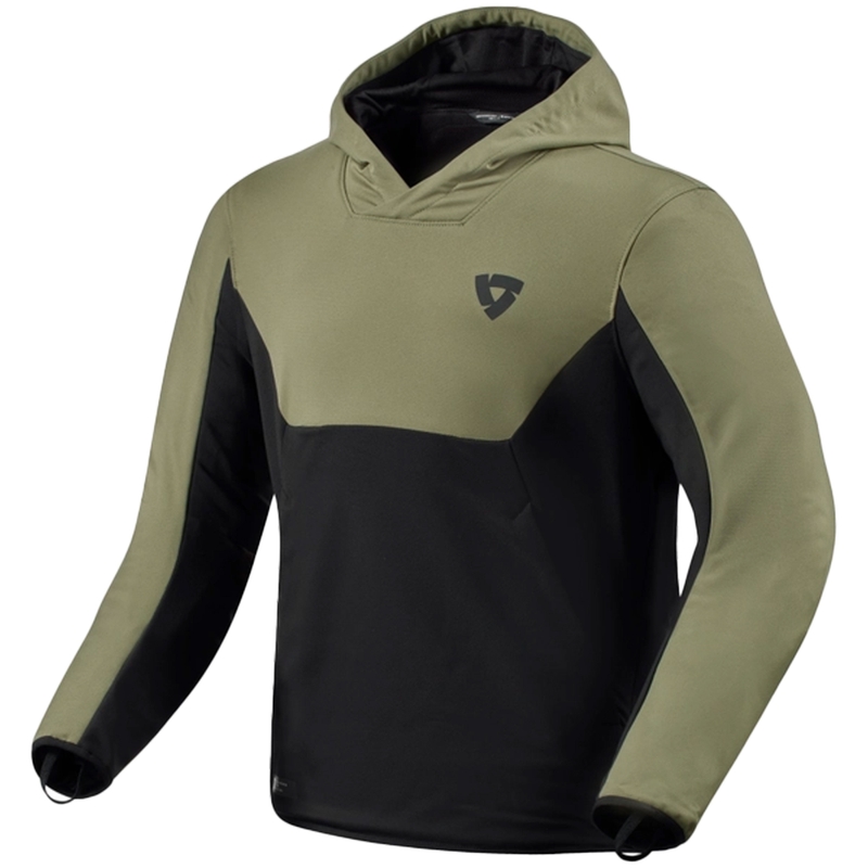 Giacca moto Revit Andon nero-verde