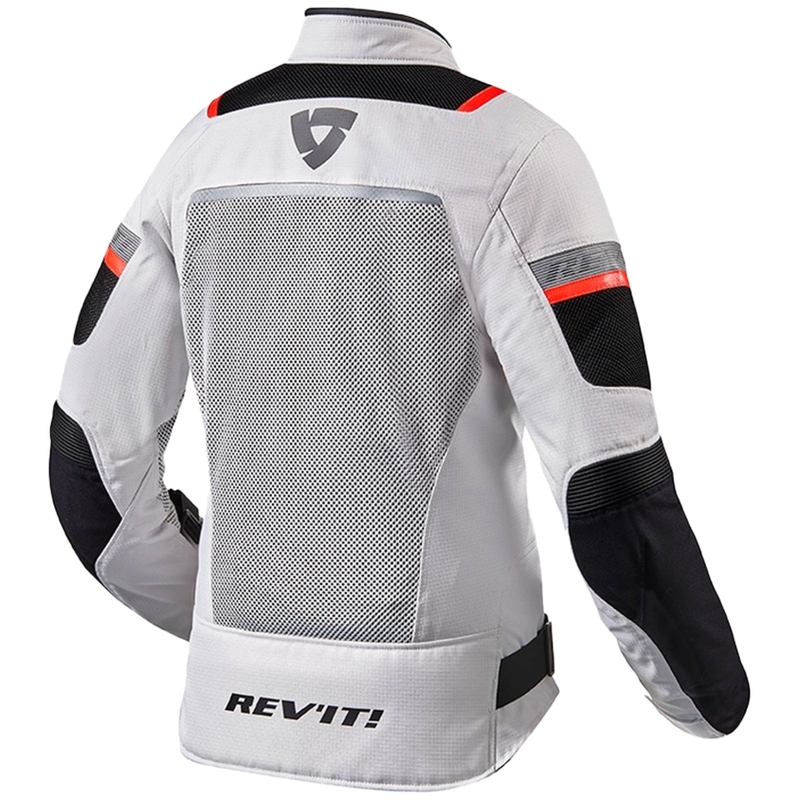 Giacca da moto Revit Tornado 3 Donna Argento e Nero Saldi