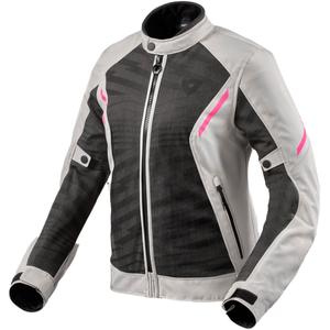 Giacca da moto Revit Torque 2 H2O nero-grigio da donna