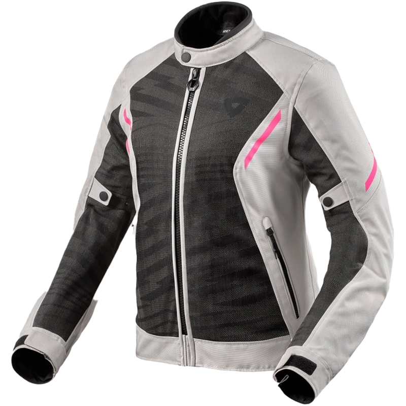 Giacca da moto Revit Torque 2 H2O nero-grigio da donna