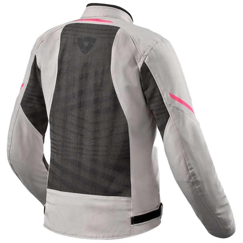 Giacca da moto Revit Torque 2 H2O nero-grigio da donna