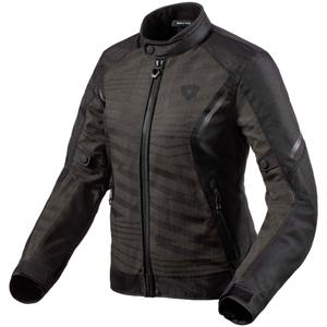 Giacca moto Revit Torque 2 H2O donna nero-antracite