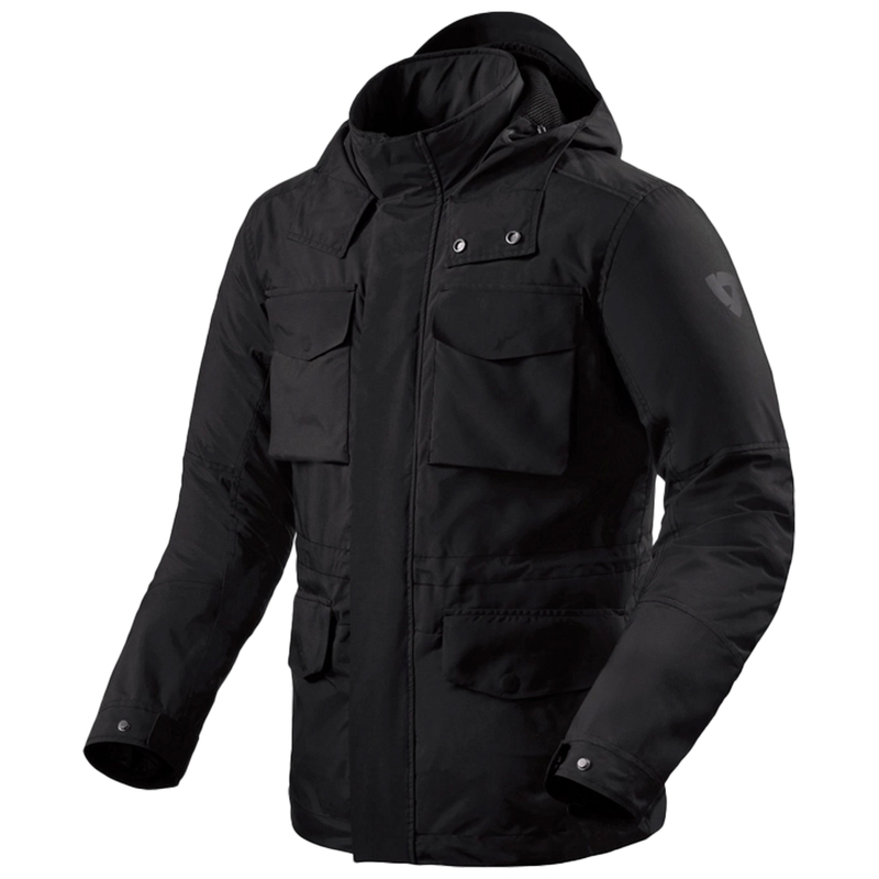 Giacca da moto Revit Triomphe 2 H2O nero