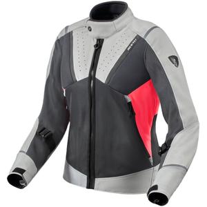 Giacca da moto Revit Airwave 4 da donna grigio-rosa