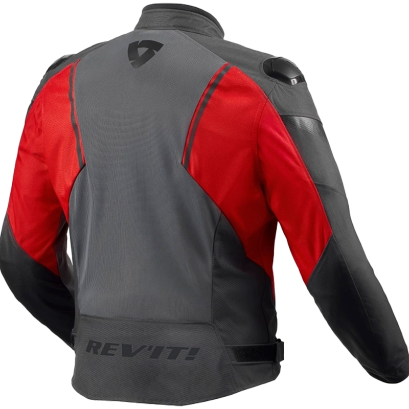 Giacca da moto Revit Control Air H2O grigio e rosso