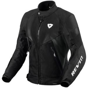 Giacca moto Revit Control H2O donna nero-antracite