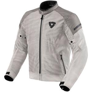 Giacca da moto Revit Torque 2 H2O grigio-argento