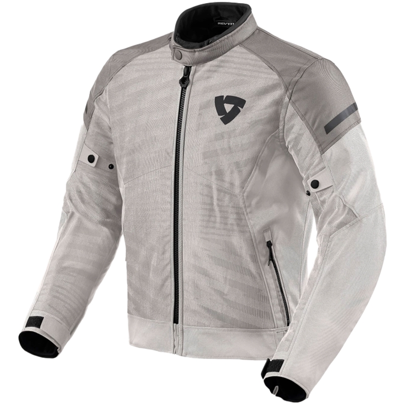 Giacca da moto Revit Torque 2 H2O grigio-argento