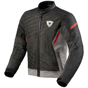 Giacca da moto Revit Torque 2 H2O grigio-rosso
