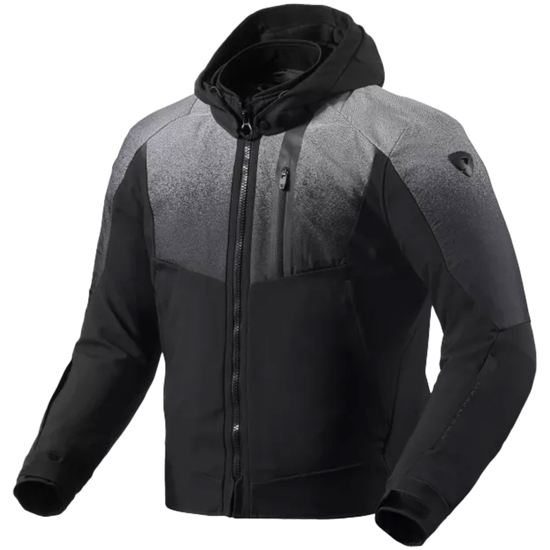 Giacca da moto Revit Epsilon H2O nera-grigia