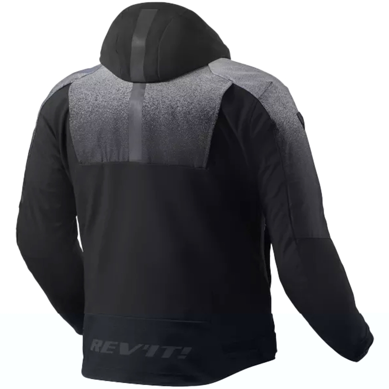 Giacca da moto Revit Epsilon H2O nera-grigia