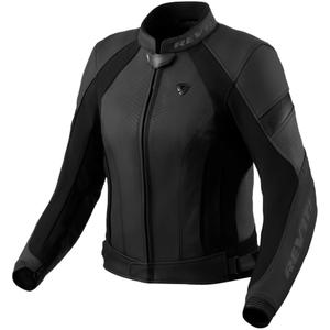 Giacca in pelle da donna Revit Xena 4 nero-antracite