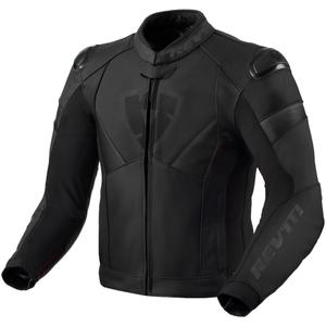 Giacca da moto in pelle Revit Argon 2 nero-antracite