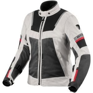 Giacca da moto Revit Tornado 4 H2O donna grigio-nero