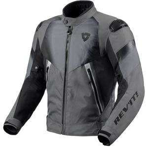 Giacca moto Revit Control H2O grigio-nera