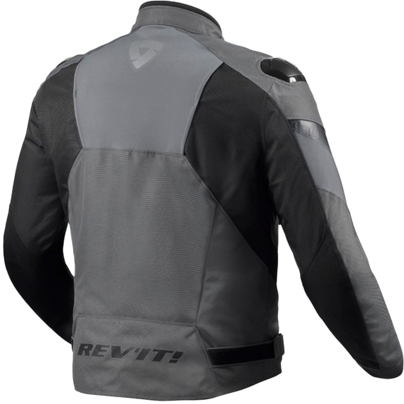 Giacca moto Revit Control H2O grigio-nera