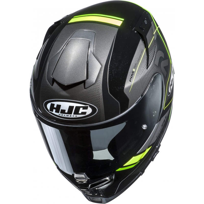 Integrální přilba na motorku HJC RPHA 70 Coptic MC4H černo-šedo-fluo zelená výprodej