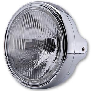 Faro anteriore Highsider Smart LTD 7 con vetro goffrato, cromato
