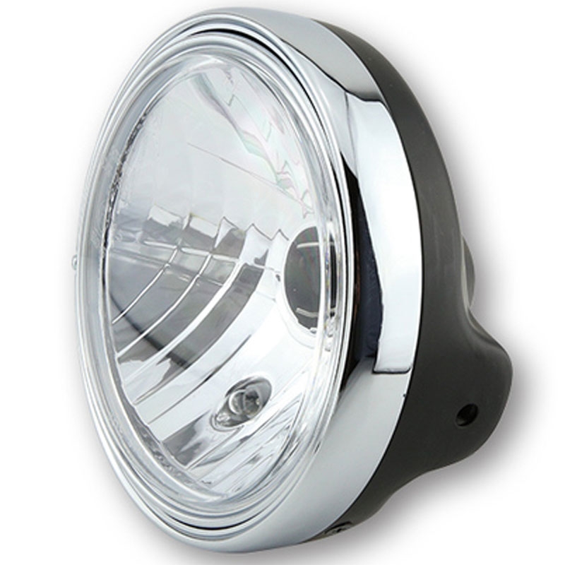Faro anteriore Highsider Smart LTD 7 con vetro trasparente nero