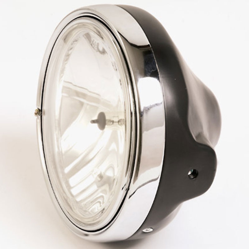Faro anteriore Highsider Smart LTD 7 con vetro trasparente nero