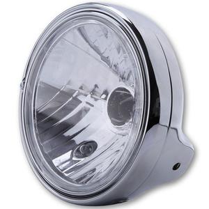 Faro anteriore Highsider Smart LTD 7 con vetro trasparente, cromato