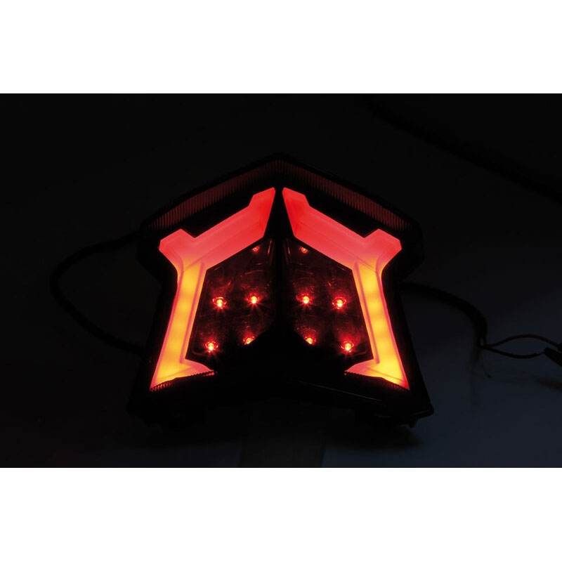 Fanale posteriore a LED intelligente Highsider per motociclette Kawasaki Z 900, Z 650, Ninja 650, Bj. 17-