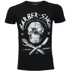 Maglietta Yakuza Premium Broken Legend - Barber Shop nera