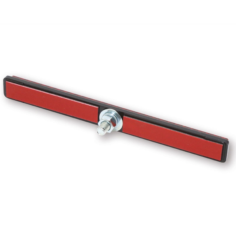 Riflettore Highsider Smart con filettatura, rettangolare, rosso