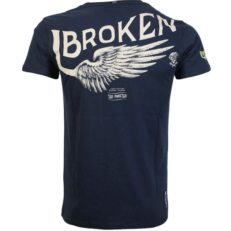 Maglietta Yakuza Premium Broken Legend - Finisher blu scuro