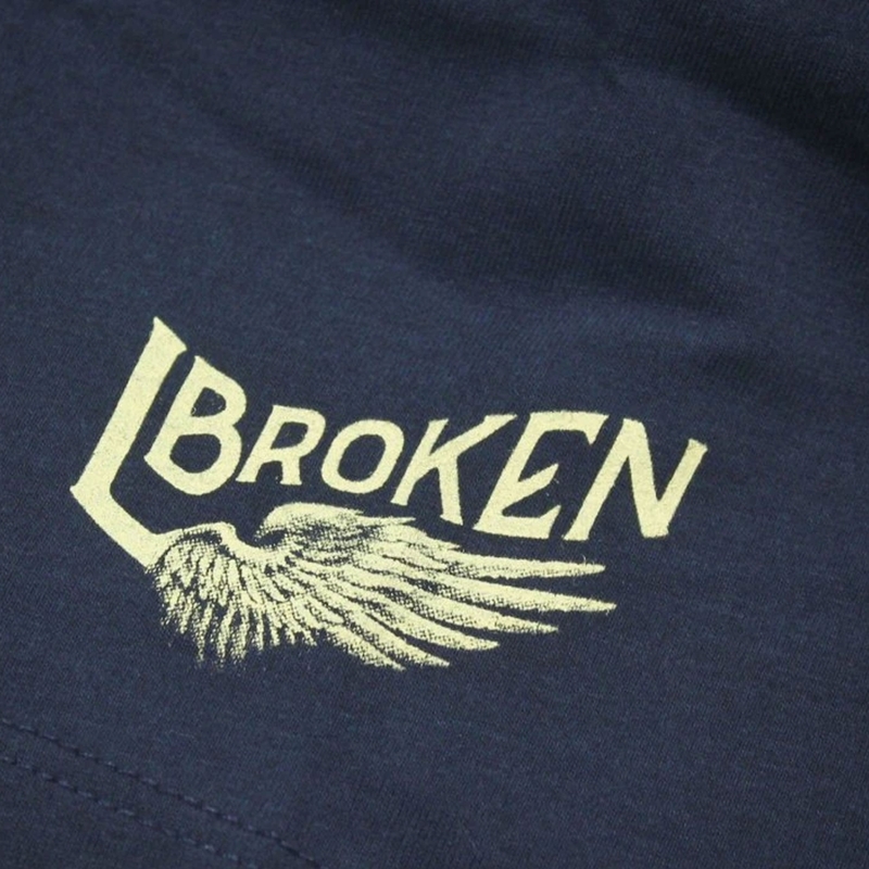 Maglietta Yakuza Premium Broken Legend - Finisher blu scuro