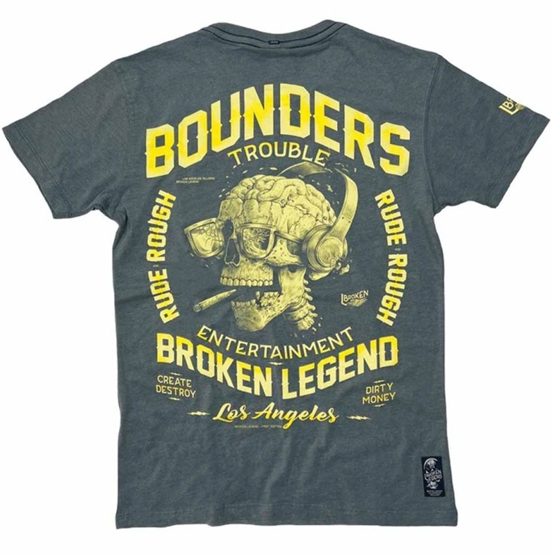 Maglietta Yakuza Premium Broken Legend - Bounders turchese