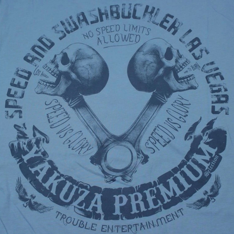 Maglietta blu Yakuza Premium Swashbuckler