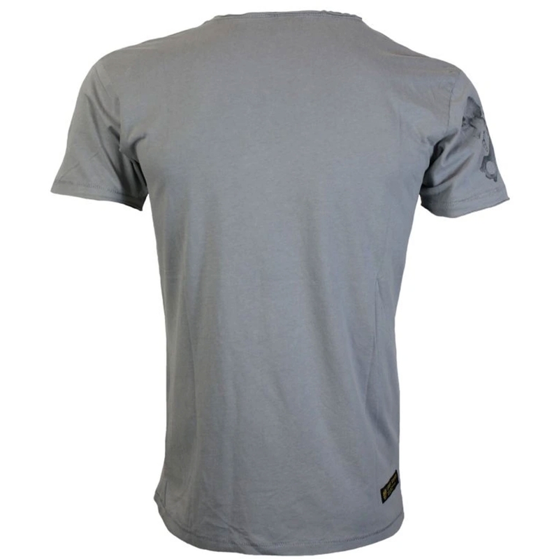 Maglietta Yakuza Premium Rude and Rough Born to Burn - Los Angeles grigia