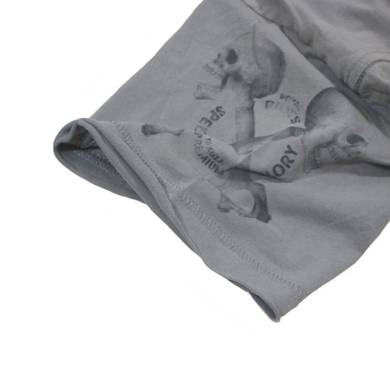 Maglietta Yakuza Premium Rude and Rough Born to Burn - Los Angeles grigia